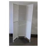 White dressing screen