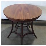 Mahogany Accent Table, 32" round top, 28" high, 5