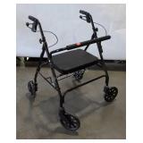 Walker, Step And Rest Roller Walker, 18" wide seat
