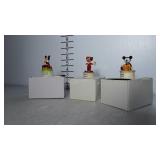 Lenox Disney Mickey Thimble Collection Figurines.