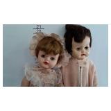 Dolls, two vinyl sleeper/wetters, a Danbury Mint