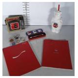 Coca-Cola Lot: pins, stockholder reports,