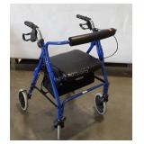Step and rest roller Walker, 14" seat, nice