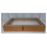 Showcase, nice oak heavy duty made Counter top