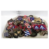 Military patches, Army, Navy, Air Force and