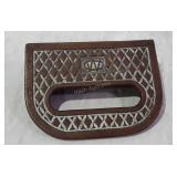 Brass/Bronze boat step, Transom mount, Wilcox