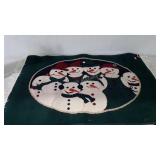 Snowmen scatter rug, 46 x 31
