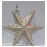 Tin star wall hanging