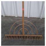 Wooden 27" Rake