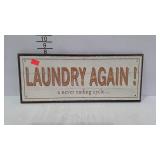 Laundry sign