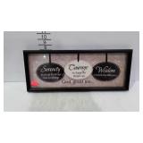 Serenity prayer shadow box