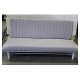 Folding futon with mattress, 77" long, seller