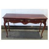 mahogany sofa table, does show finish wear