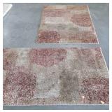 Two area Rugs, 3 x 4.8ft, each