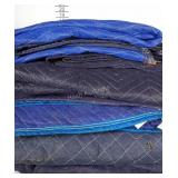 6 moving blankets. Conditions vary.