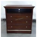 Thomasville Chest, Mahogany color finish, open