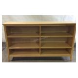 Maple Double side Bookcase, 64" long, adjustable