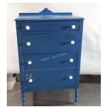 Early chest of drawers, four drawers, painted,