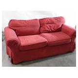 Loveseat with washable slipcover
