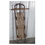 Gladding Snow Sled, about 56" long, used