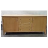 Maple Dresser, center bank of 4 Drawers, cabinet