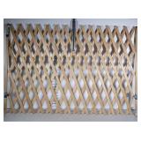 Accordion style safety gate. Does not come with