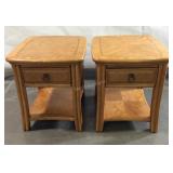 American Drew Living Room End Tables, inlay