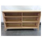 Bookcase, maple double sided, adjustable