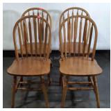 Set of 4 Chairs, arrow back Style Dining chairs,