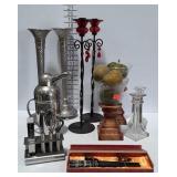 Group lot candle Holders,  penguin cocktail