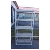 Poly shelving unit 71" tall