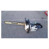 Stihl chainsaw with 16" bar