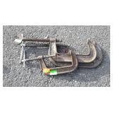 Three clamps