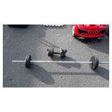 Weight bar and dumbbell