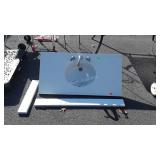 Single bowl sink, 44" long