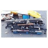 Group lot of metal bed rails