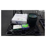 Ornamental pond liner, and other fish pond items