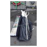 Group lot of tent poles