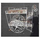 Patio tea cart