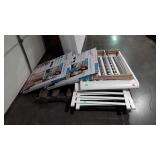 Skid lot, includes baby bed, drying rack, and two