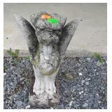 Concrete gargoyle statue
