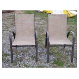 Two patio chairs