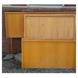 Queen size head board, with two twin size head