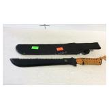 Machete with case