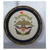 Vintage M. Stoyke Eagle Tray. 18" diameter. Nice