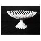 Westmoreland Pedestal centerpiece open lace bowl.