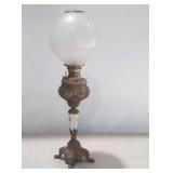 Royal Parlor Lamp, oil burner type, wick is