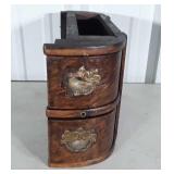 Sewing machine cabinet Drawers, oak 2 drawers,