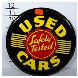 Tin sign, USED TIRES