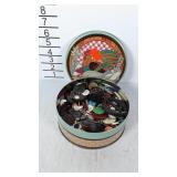 Tin full of buttons